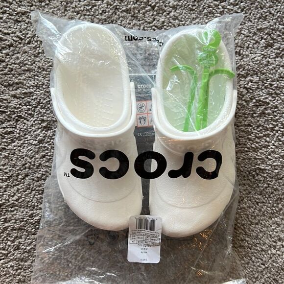 COPY - Crocs at work all white NWT women’s size 7 men’s size 5 no slip - Picture 1 of 8